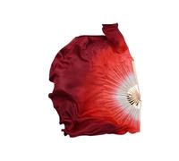 GHHZML éVentail De Soie Danse Éventail Long en Soie et Bambou, 1 Paire, Voile d'éventail de Danse du Ventre, Demi-Cercle pour la Scène(86m(36 50cm),2pcs Right Hand)