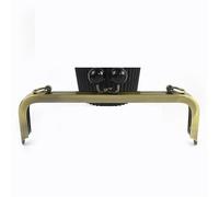 GHHZML Fermoir De Pochette 1/2 pièces Deepeel 20 cm Poignées de Sac en métal à tête Perle, Fermoir Baiser, Supports Couture Faits Main(Bronze-Black,20cm-1Pc)