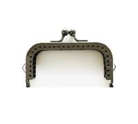 GHHZML Fermoir De Pochette Lot de 10 poignées métalliques for Pochettes et Sacs à Main, avec Fermoir Baiser, 4 Couleurs(10PCS-8.5cm-Black)