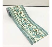 GHHZML Frises Murales Creative Floral Papier Peint Bordures Étanche Cuisine Mur Décor Taille Ligne Autocollants Diy Salon Autocollant pour la Cuisine