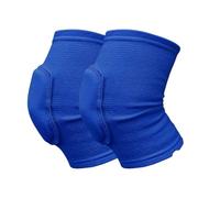 GHHZML Genouillère De Sport Genouillères élastiques à Compression for Sport, 2 Paires, Protection du Genou, éponge épaisse, Support for l'entraînement de Danse(Blue,M)