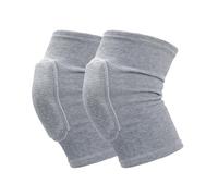 GHHZML Genouillère De Sport Genouillères élastiques à Compression for Sport, 2 Paires, Protection du Genou, éponge épaisse, Support for l'entraînement de Danse(Light Grey,S)