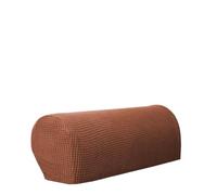GHHZML Housse Accoudoir Canapé 2PCS/Set Sofa Armrest Cover for Living Room Elastic Jacquard Armchair Couch Case Non Slip Slipcover Corner Decor pour Le Salon(Light Coffee)