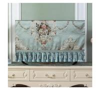 GHHZML Housse De Protection Pour Téléviseur Couverture De Télévision Brodée 32 À 70 Pouces, Tissu Protection Anti-poussière For Capot Simple Et Moderne(04,70 inch)