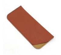 GHHZML Pochette Lunette Étui à lunettes de soleil for femmes, couleur Pure, étui for lecture, pochette en cuir PU souple, sac poche for, manchon protection for(Brown)