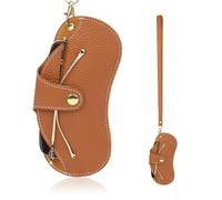 GHHZML Pochette Lunette Sac à lunettes de soleil souple, Portable, anti-rayures, étui en cuir suspendu au cou, sac rangement for for femmes et hommes(Color-66)