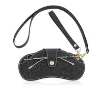 GHHZML Pochette Lunette Sac à lunettes de soleil souple, Portable, anti-rayures, étui en cuir suspendu au cou, sac rangement for for femmes et hommes(Color-333)