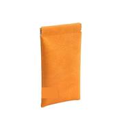 GHHZML Pochette Lunette Sacs de rangement for lunettes, 1 pièce, souple et solide, étui en cuir for soleil, étanche, pochettes for lecture simples, accessoires for(Orange)