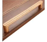 GHHZML Poignee Bois Poignée de porte d'armoire en bois, 2 pièces, bouton et poignée placard, boutons cuisine, poignées garde-robe for quincaillerie meubles pour le Cabinet(L208xH33xW16xC192mm-A)