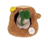Ghibli Peluche Ghibli Mon Voisin Totoro - Totoro dans Un Tronc d'arbre 12cm (ref. S-3527)
