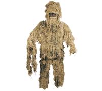 GHILLIE CAMOUFLAGE CAMO COSTUME SET CHASSE PÊCHE ORNITHO SABLE DÉSERT M-XXL