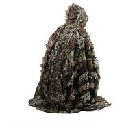 Ghillie Suit 3D Camo Leaf Woodland Shooting / Photographie Camouflage Poncho Cover - Couverture d'observation des oiseaux