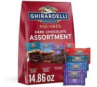 Ghirardelli Dark Assorted Sqaures XL Bag, 14.86 Ounce