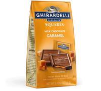 Ghirardelli Milk and Caramel Squares Stand Up Bag, 5.32 Ounce