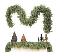 Ghirland de Noël artificiel 2,7 m - Ghirlanda échoue au vert pour les décorations de Noël internes externes | Décorations de Noëls pour murs escaliers de cheminée tables de mariage festin salon | Déco