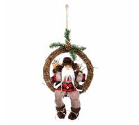 Ghirlande De Noël Décorative Pour Porte Avec Le Père Noël D27 4807