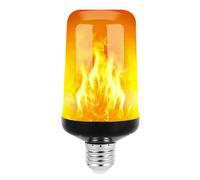 Ghirting Ampoule LED E26/E27/B22, 2-5W LED Ampoule Flamme À 4 Modes D'éclairage, Lampe Décorative Rétro avec Effet Flamme pour Restaurant Café Bar Ampoules À Incandescence Lumières d'halloween
