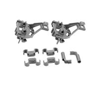 GHJ567RE 00428344 Kit de Clips de retournement de Panier inférieur de roulement de Lave-Vaisselle for Bosch Remplace 428344 00418499 00420199 1999096 PS3498606