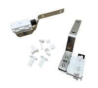 GHJ567RE 2 Supports de Tringle avec Capuchon Souple for la réduction du Bruit, compatibles avec Les tringles à Rideaux motorisées for somfy et Les Courroies de 10,5 mm.