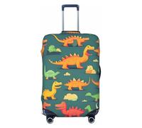 Ghjkfbf Housse de protection lavable avec fermeture éclair dissimulée Motif dinosaure, noir, Small