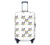 Ghjkfbf Housse de protection lavable avec fermeture éclair dissimulée Motif étoiles de l'Est, noir, Small