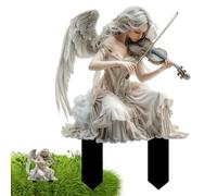 Ghjkldha Accessoires de jardin féérique miniatures, accessoires de jardin féérique, fées pour jardins féériques, piquets de jardin féérique 2D, figurines de fées en acrylique, accessoires de jardin