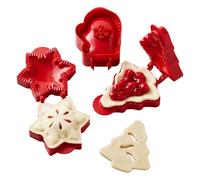 Ghjkldha Baking Pie Mold, Small Pie Mold for Baking, Perfect for Christmas Pocket Hand Pies, Featuring Heat-Resistant Molds Ideal for Making Mince Pies, Small Pizzas, and Fruit