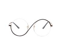 Ghjkldha Blue Light Glasses, Anti Eye Strain Eyewear, Computer Screen Protection, 5.51 Inches Half Frame Stylish Design, for Reading TV, Work, Driving, Travel, Men, Women Students Daily Use