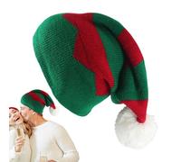 Ghjkldha Bonnet de Noël | Chapeaux de Père Noël pour homme | Bonnet coloré et confortable au design festif pour temps froid, femmes, filles, garçons, usage quotidien, activités de plein air, réunions