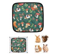 Ghjkldha Bunny Cage Mat, Washable Floor Bedding, Reusable Pet Urine Pad, Soft Absorbent Layer, for Indoor Outdoor Travel Yard Garden Apartment Playpen Rest Sleep Daily Home Breed Use