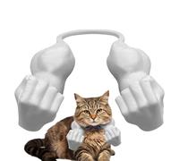 Ghjkldha Cat Muscle Arms, Funny Pet Costume, Sarcastic Gesture Toy, Soft Plush Wearable Sleeves, Interactive Dress-Up Accessory, for Parties, Cosplay, Photos, Birthday, Holiday