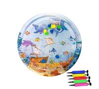 Ghjkldha Cat Water Play Mat, Pet Cooling Pad, Interactive Pet Toy, Non Toxic Waterproof Material, Excellent for Indoor Outdoor Use, Keeps Pets Cool and Entertained During Hot Weather
