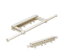 Ghjkldha Clothes Drying Rack - Wall Mounted Retractable Laundry Stand for Towels, Garments with Heavy Duty Function, Indoor Outdoor Clothesline for Room, Door, Closet, Balcony