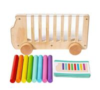 Ghjkldha Creative Skill Builder, Pattern Sorting Set, Flexible with Natural Feature, Interactive Handheld Coordination Training Device, Playroom Kit with Smooth Design, Birthday Gift for Boys Girls