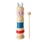 Ghjkldha Cute Doll Weaving, Craft Needle Tool, DIY Making Gadgets, Wooden Weaving Kit, Bracelet Rope Accessories, Handmade Ornament Tools, Craft Supplies for Grandma Lover Adult Beginner
