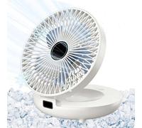 Ghjkldha Desk Fan, Wall Mount Cooler, 3 Speed Foldable Air Circulator