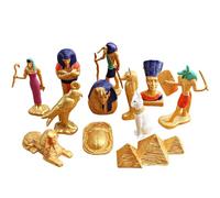 Ghjkldha Egyptian Figurines, Architecture Toys, 103g Decorative Figures, Cognitive Creative Set Featuring Famous Structures for Home Display, Playtime School Projects Girls Boys Fans