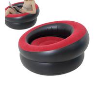 Ghjkldha Fauteuil gonflable gonflable, chaise longue floquée texturée, design léger, pour soirée cinéma, chambre à coucher, salon, dortoir, jardin, extérieur, intérieur, utilisation confortable