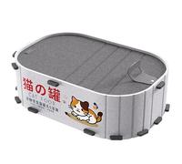 Ghjkldha Felt Cat Bed, Soft Pet Nest Sofa, Round Sleeping Mat with Warm Cushion, Wool Blend Kitty Lounger, Cat Rest with Modern Style, Pet Furniture for Indoor Living