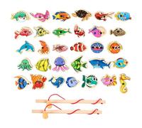 Ghjkldha Fishing Game, Sensory Table Toy, Interactive Fine Motor Skill Activity, 6.69x5.71x1.57 inches, Engaging Preschool Learning Tool, for Home Nursery Kindergarten School