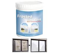 Ghjkldha Frosted Paint, Glass Privacy Coating, 350g Window Masking Solution, Acrylic Water Film Layer Kit, Tinting Decorative Application Tool, Bathroom Kitchen Door Apartment Hotel Room