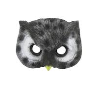 Ghjkldha Halloween Owl Face Cover | Owl Cosplay Face Cover for Halloween | Adults PU with Animal Design | Unique Halloween Costume Prop for Masquerade Events | Ideal for Parties and Themed Gatherings