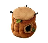 Ghjkldha Hamster House, Small Animals Cold Weather Warm Nest, Hamster Dome Cave Resting, Soft Interior, Comfortable Pet House for Chinchilla & Squirrel, Resting Place for Hedgehog Bunny