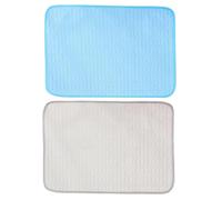 Ghjkldha Ice Silk Tapis rafraîchissant pour chien avec dos antidérapant, couverture rafraîchissante portable légère pour chiens et chats, tissu respirant à séchage rapide, 70 x 55 cm, pour chambre à