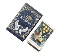 Ghjkldha Jeu de Tarot pour Débutants | Cartes Oracle de Divination | Outil de Divination Ludique pour Jeu de Société Adultes Événements Familiaux | de Cartes Destin