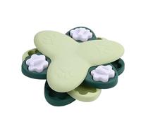 Ghjkldha Jouets puzzle interactifs pour chien, distributeur rotatif à 3 couches, outil d'entraînement amusant et de mastication, parfait pour nourrir les voyages, enrichir les animaux de compagnie au