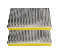 Ghjkldha Lot de 2 rouleaux de filtre pour aquarium - 30 x 20 x 2 cm - Éponge flexible découpable - Filtration haute densité - Réutilisable et lavable - Pour tortue d'eau douce et salée