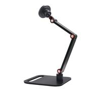 Ghjkldha Magnetic Phone Holder, Adjustable Stand, Portable Mount, Black, 360 Degree Rotation Foldable Support for Cell Phone Tablet Travel Bedside Desk Nightstand, Long Lasting Use