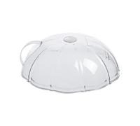 Ghjkldha Microwave Splatter Cover, Oven Heating Lid, Transparent Splash Guard, 10.43x4.33 inches, Heat Resistant Dishwasher Safe, for Kitchen Home Cooking Use, Long Lasting