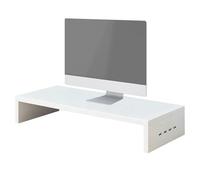 Ghjkldha Monitor Stand Riser, 3.03 inches Shelf Booster Stable Structure for, Printer with Elevated Design and Storage Function, Computer Accessory for Screen Laptop Electronics Home
